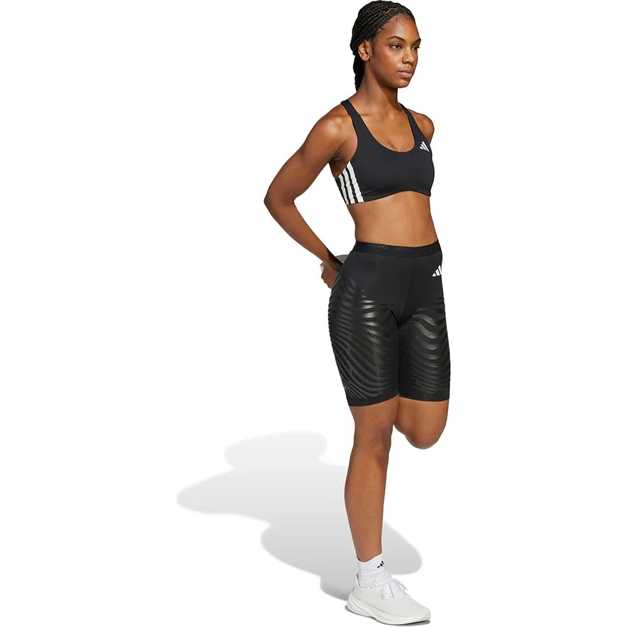 Компрессионные тайтсы для бега Adizero Control Running, женские adidas, Черный — фото 3