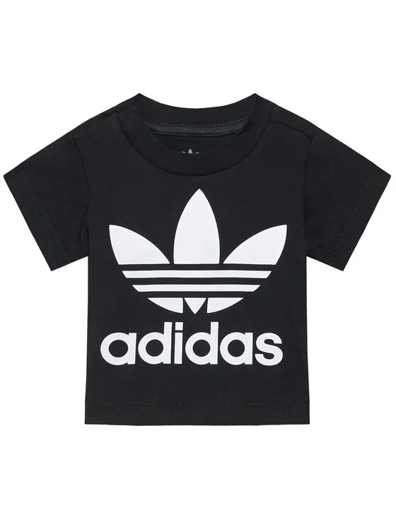 Футболка regular fit Trefoil Adidas, черный — фото 2