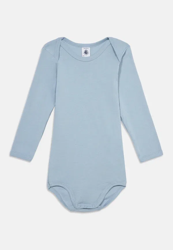 Набор из 5 боди, хлопок, glaustinuke Petit Bateau, blue/white, белый — фото 3
