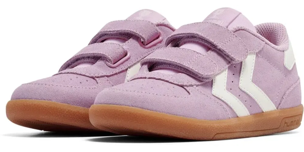 Кроссовки спортивные детские Victory Suede Ii Hummel, розовый — фото 2