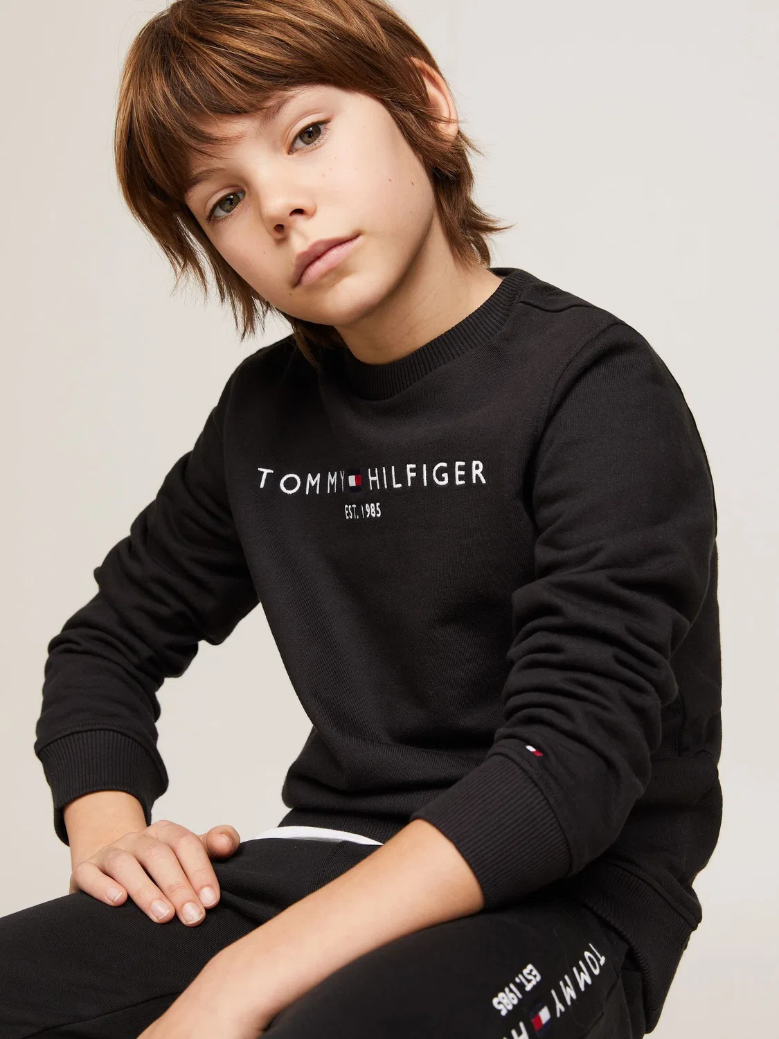 Толстовка классическая Essential Tommy Hilfiger, черный