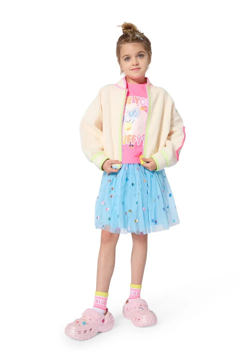 Нижняя юбка для девочки - юбка А-силуэта Billieblush, Blue