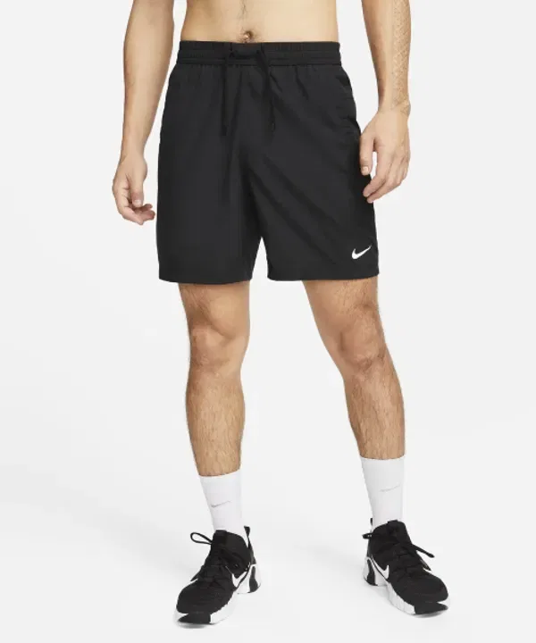 Шорты Dri-FIT Form 7" Unlined Versatile, Nike, черный/белый
