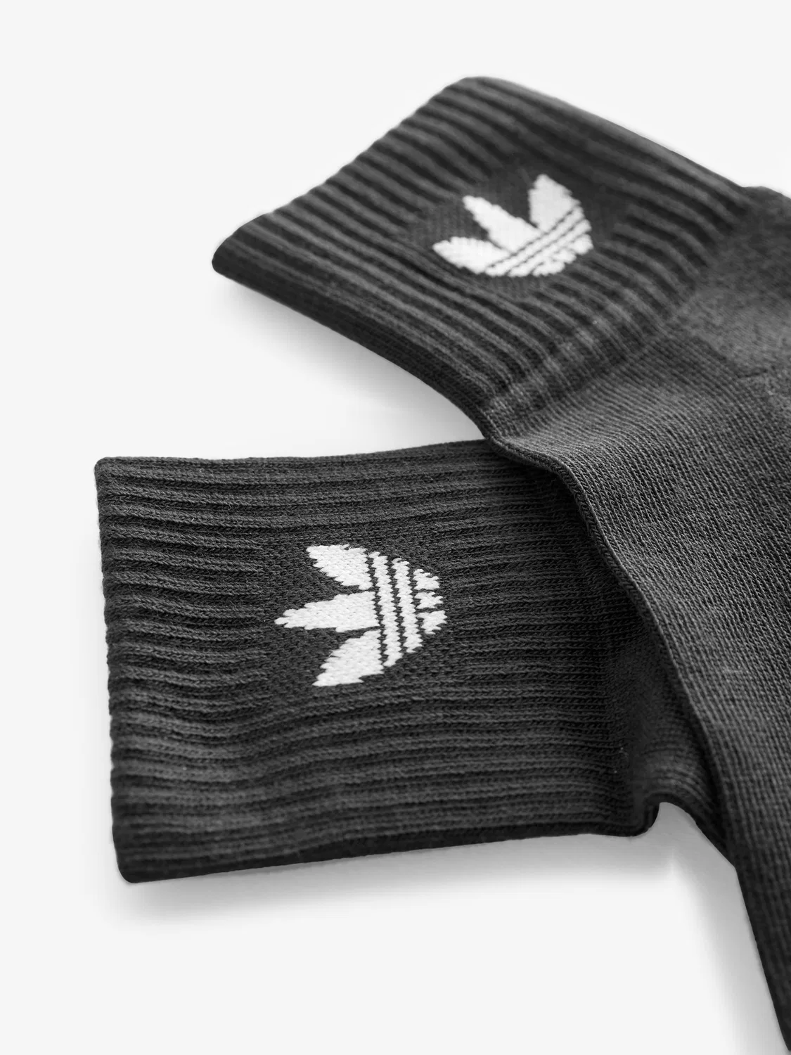 Носки средней высоты, 6 пар, adidas Originals, черный — фото 3