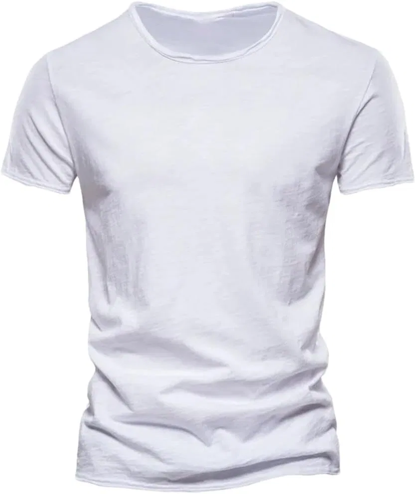 Мужская футболка хлопковая O-Neck Generic, White