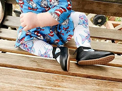 Детские балетки для девочек Black Ballet Flats, Black — фото 3