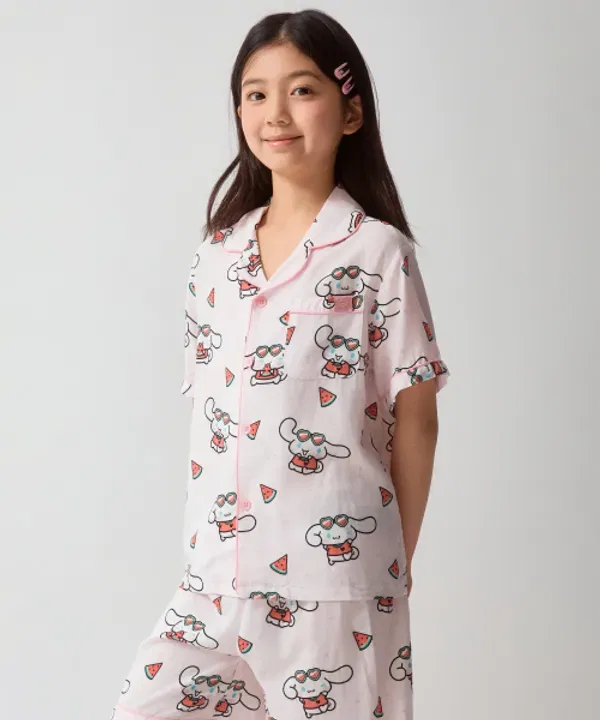 Пижама с коротким рукавом, Sanrio Characters, Spao Kids, розовый