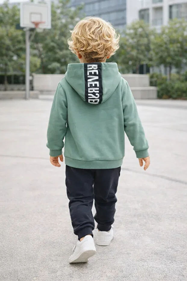 Детское худи для мальчиков с принтом Cagla Boys' Hooded Sweatshirt Nanica, Cagla — фото 2