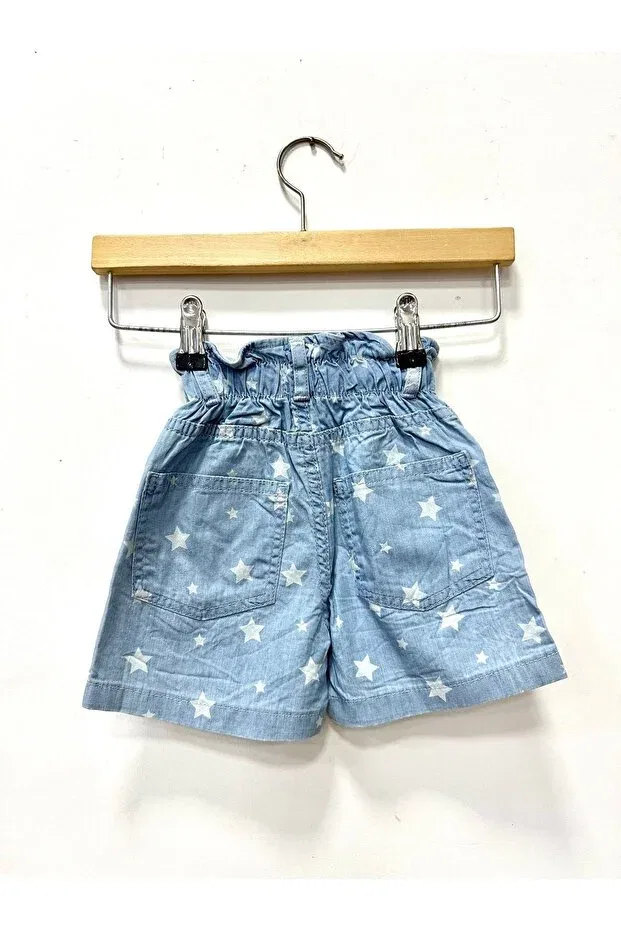 Детские шорты для девочек с принтом Rois Kids, Blue — фото 3