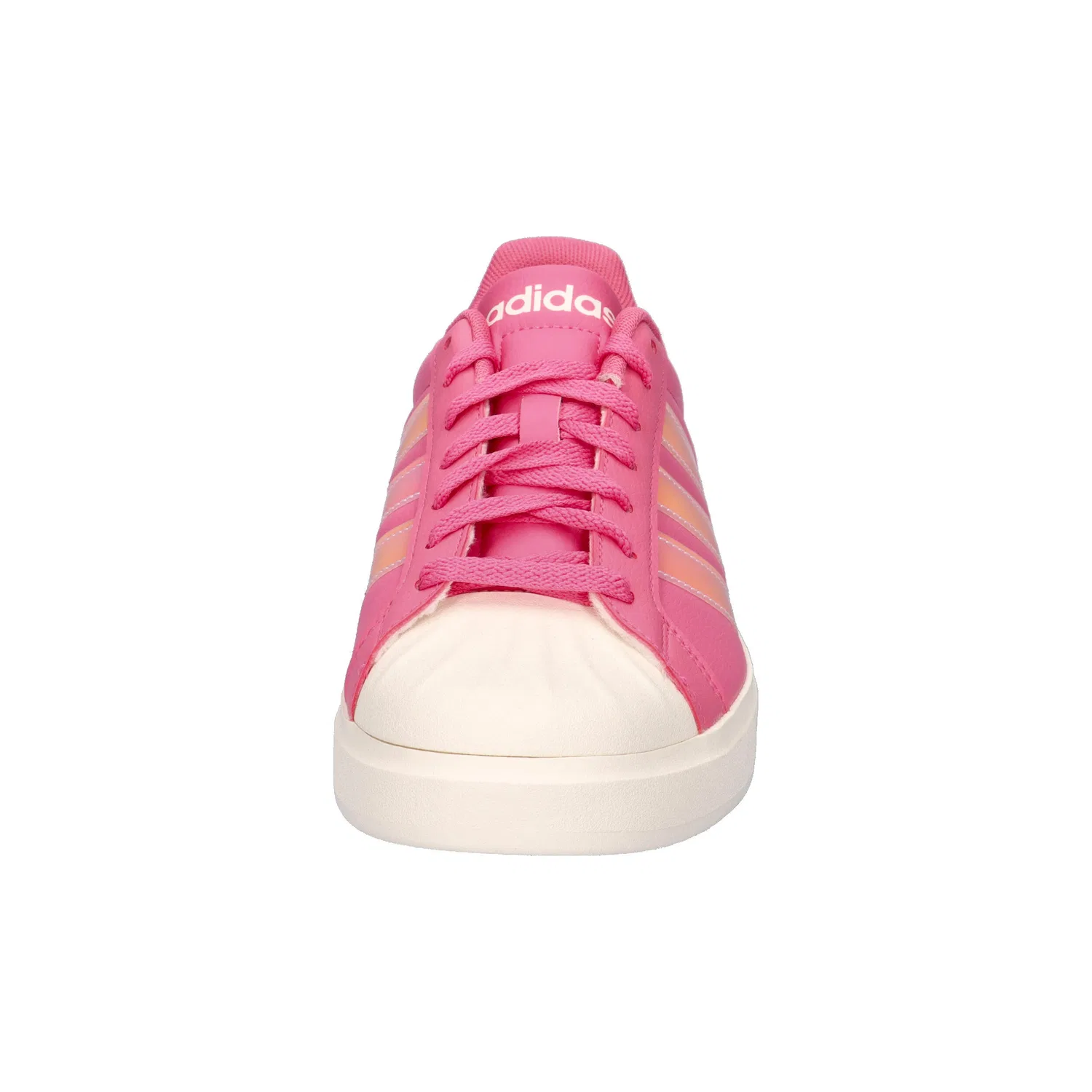 Детские кроссовки с мыском из резины Streettalk J Adidas, Rosa Weiss — фото 3