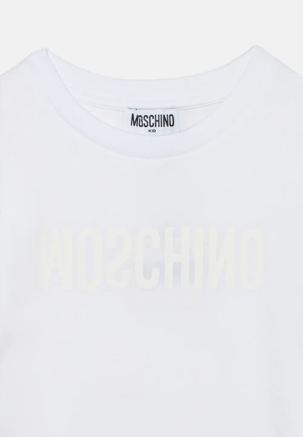 Макси-Футболка унисекс с принтом Moschino, Bianco Ottico — фото 3