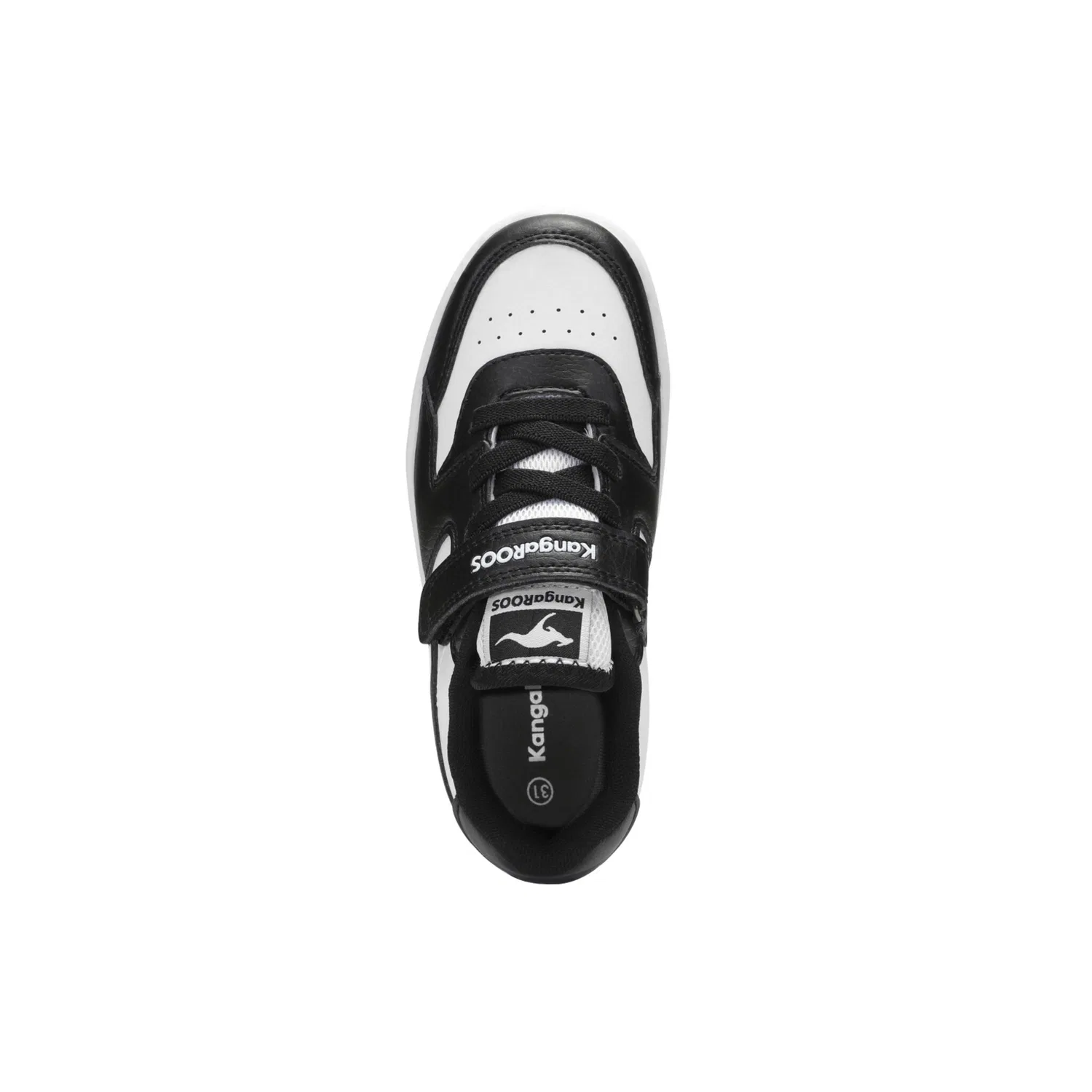 Детские кроссовки с ROOSFIT технологией KangaROOS, Jet Black/White — фото 4