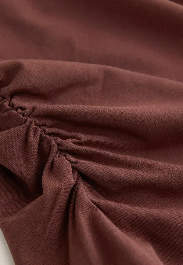 Топ с V-образным вырезом Regular fit Next, chocolate brown, коричневый/шоколадный — фото 2
