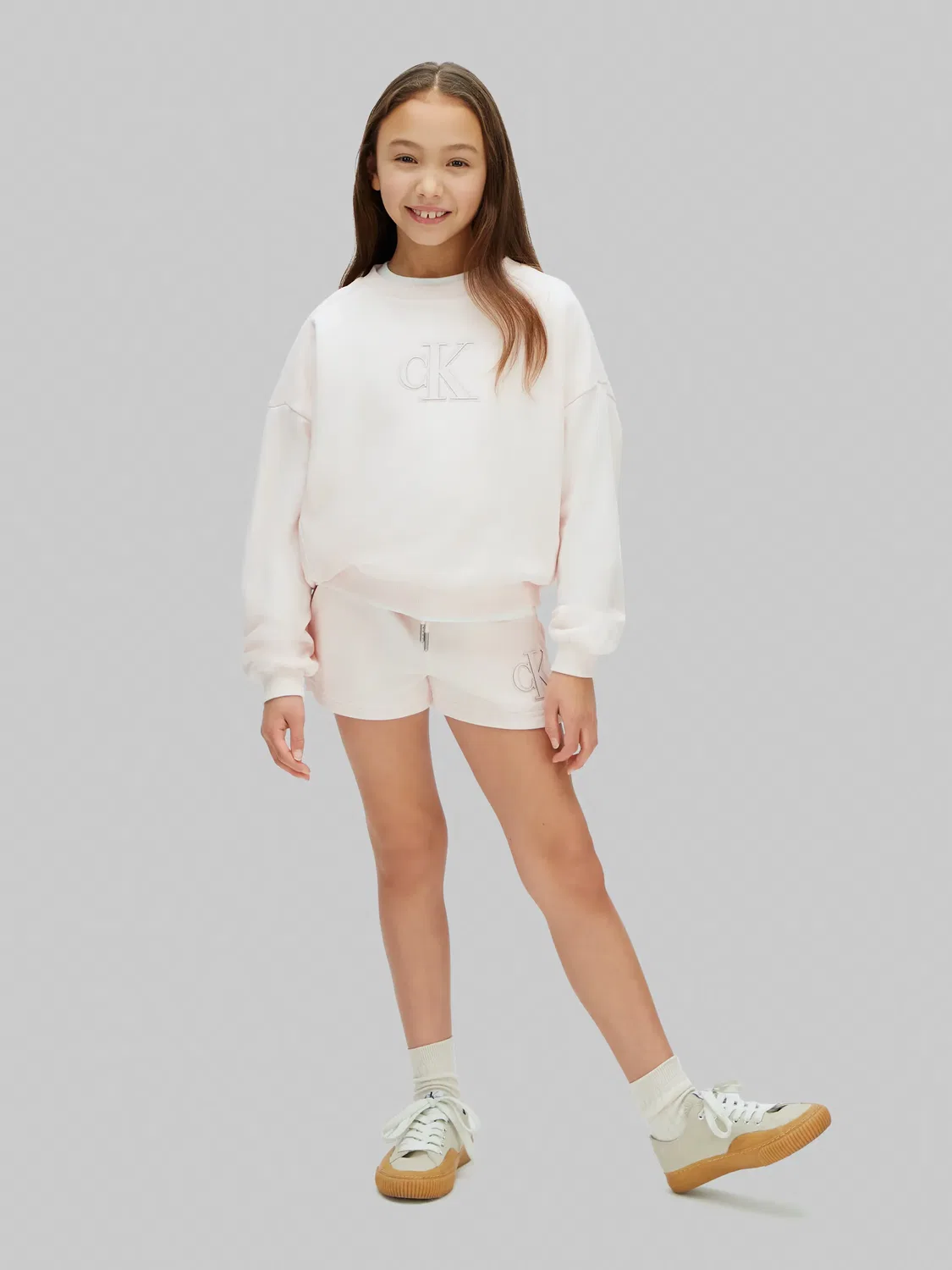 Детские шорты для девочек хлопковые Calvin Klein, Rosa