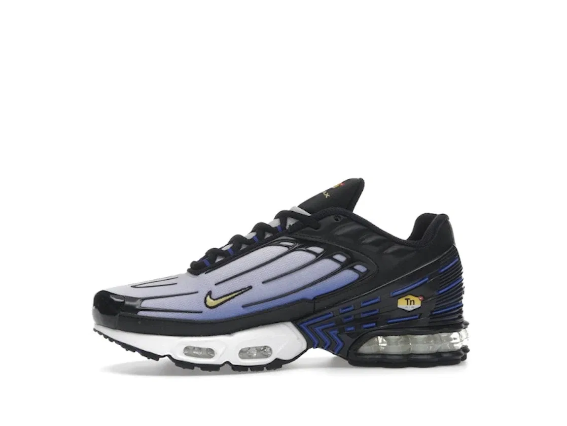 Детские кроссовки Lifestyle Nike Air Max Plus 3 Nike, Black/Hyper Blue-Dynamic Yellow — фото 3