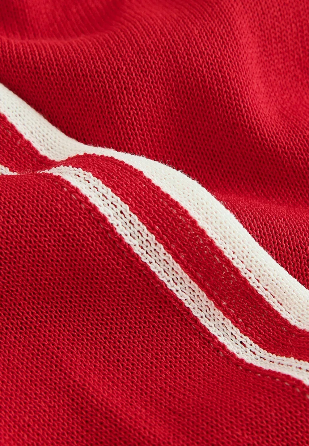 Куртка-Кардиган прямого кроя, легкая, с воротником-стойкой на молнии Next, Red White Side Stripe — фото 4