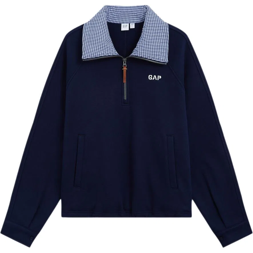 Женская толстовка с отложным воротником Marine Blue GAP