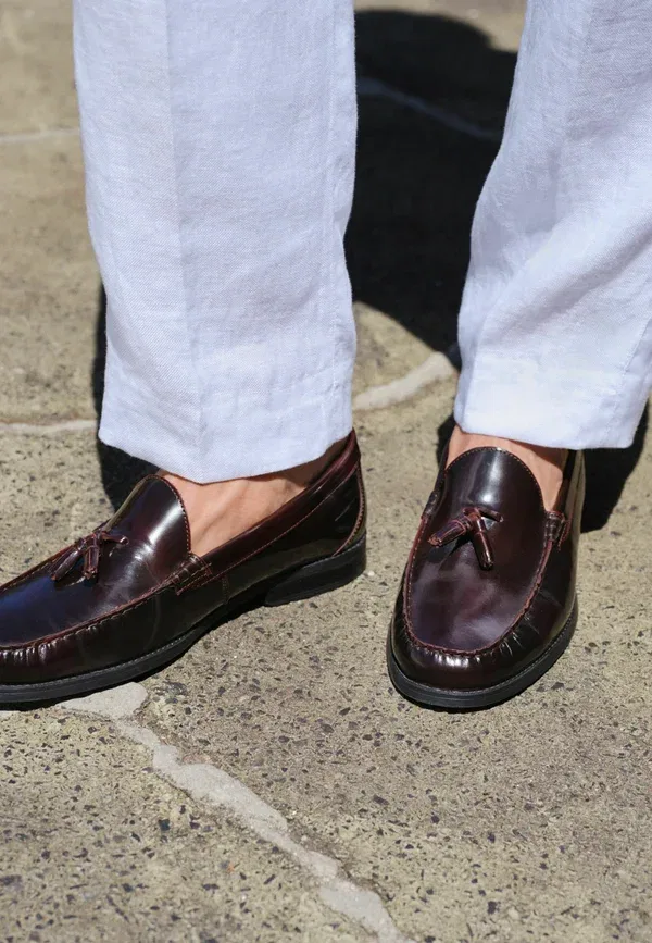 Мокасины Next, burgundy red, бордово-красный