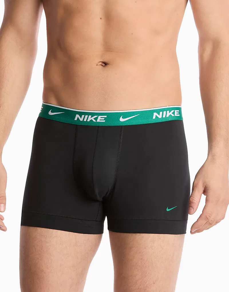 Боксеры-брифы хлопковые Essential 3 шт Nike, черный — фото 2