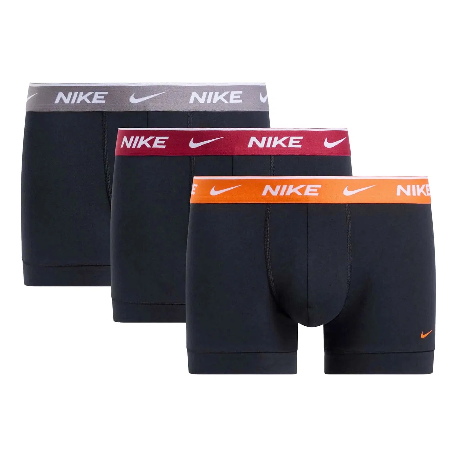 Мужские боксеры Nike Trunk 3er-Set, Black Safety Orange Team Crimson Pinnacle Pink