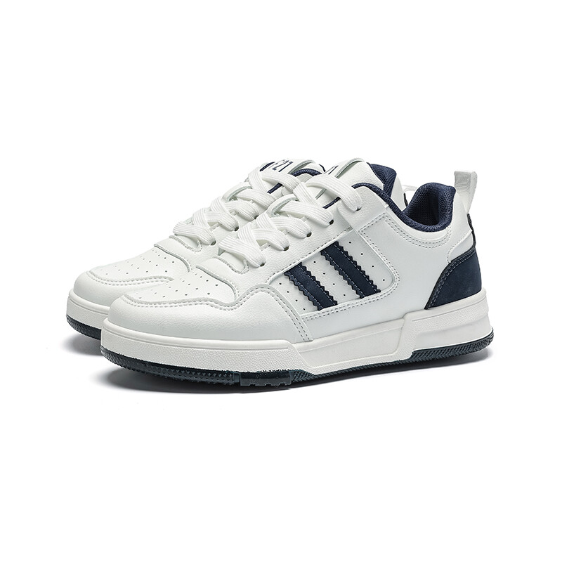 

Кроссовки Forever 21 Skateboarding Shoes Unisex Low-top, белый/синий