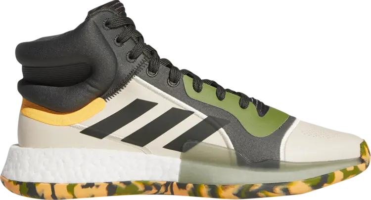 

Кроссовки Adidas Marquee Boost 'Camo Sole', зеленый