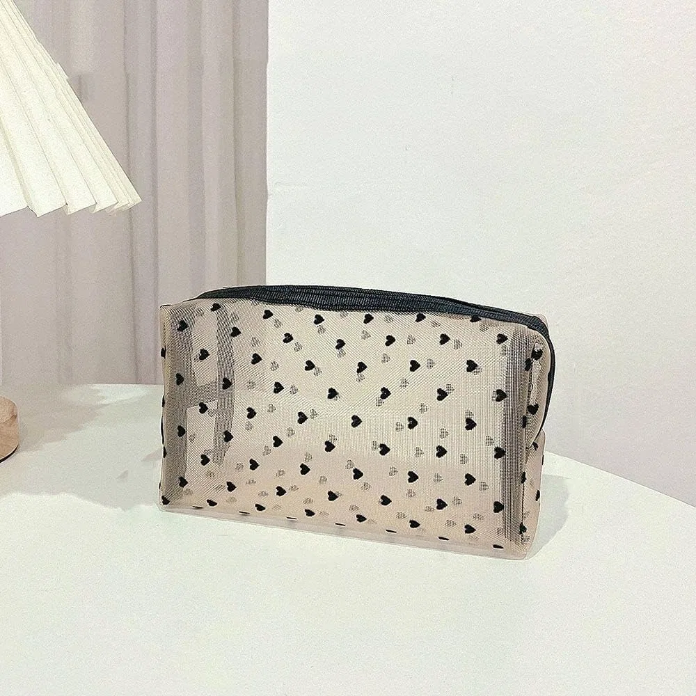 Косметичка Mesh Toiletry Bag, Generisch, 3 сумки, Beige