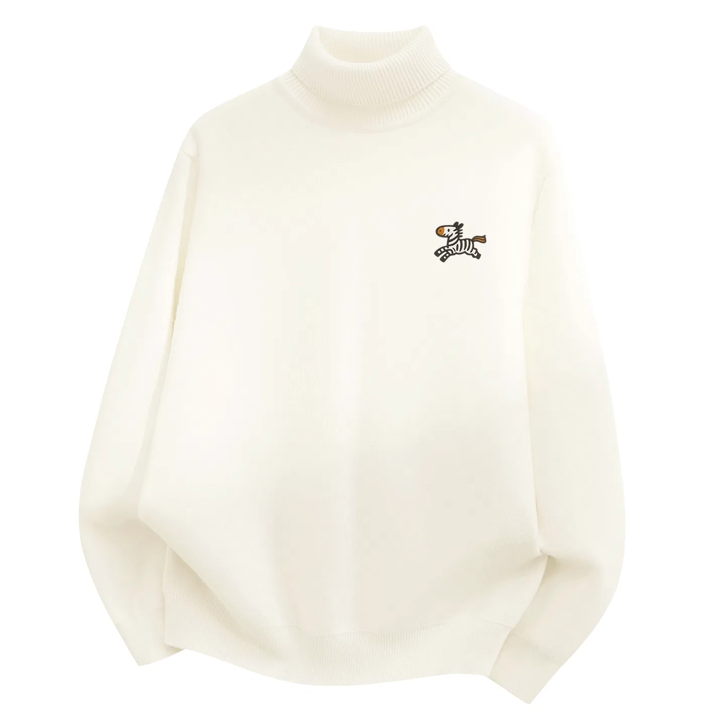 Свитер детский с принтом MINISO, White (Ma Zebra Journal Chest Logo)