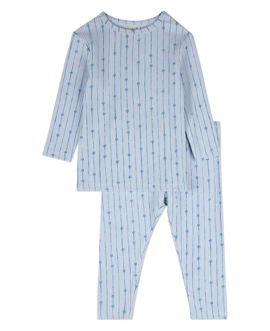 Комплект пижамы с принтом Star Light, Star Bright MeMoi, Baby Blue