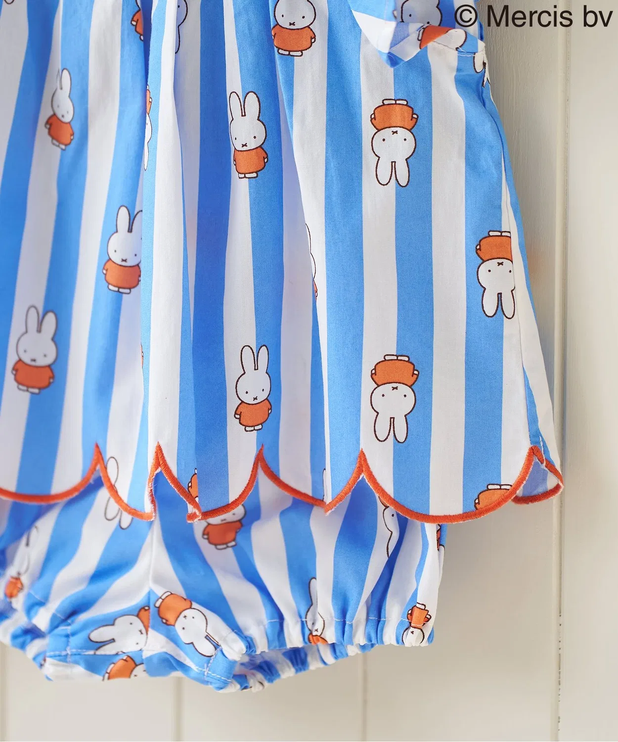 Детский костюм-двойка Dick Bruna в полоску, оранжевый — фото 4