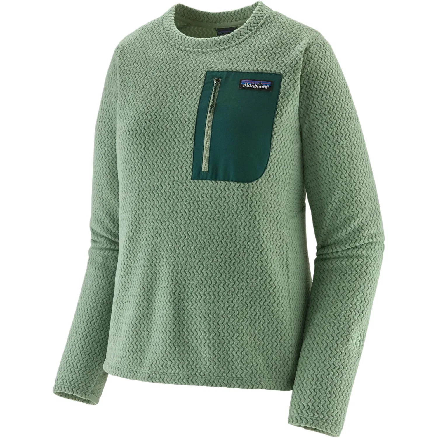 Женский флисовый свитер Patagonia R1, Elwood Green/ELGR