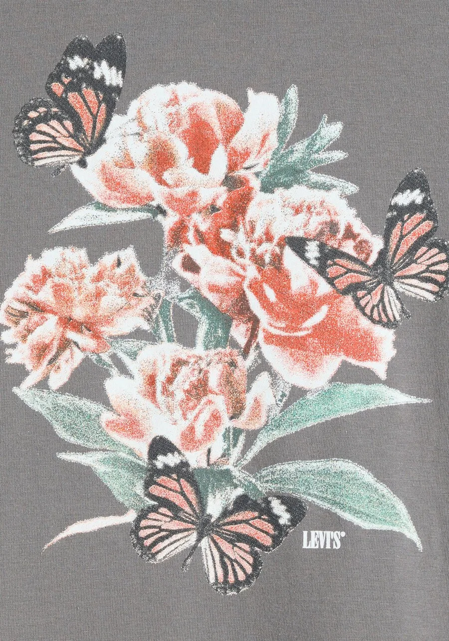 Футболка LEVI'S серого цвета — фото 3