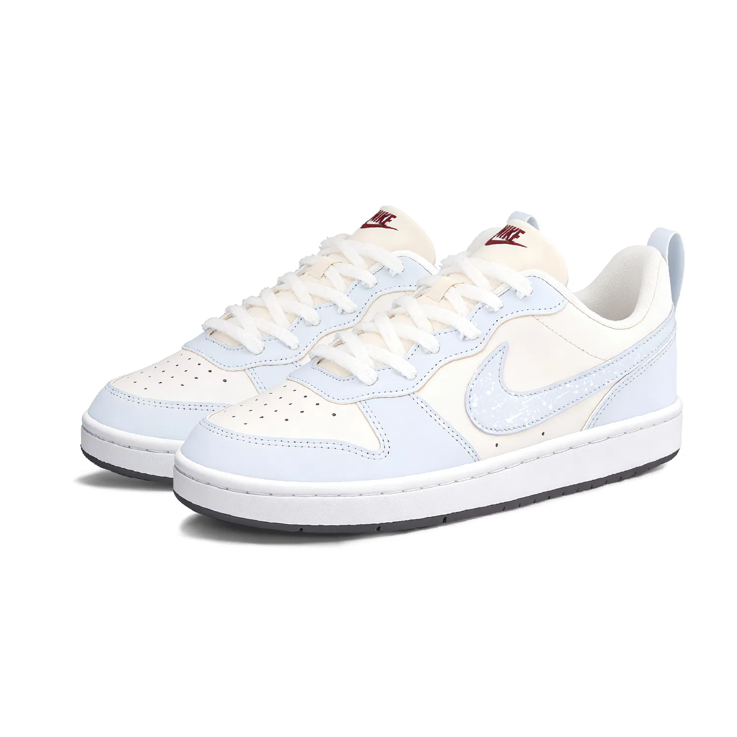 Детские кроссовки для скейтбординга с принтом Nike Court Borough, Butter Blue White — фото 4