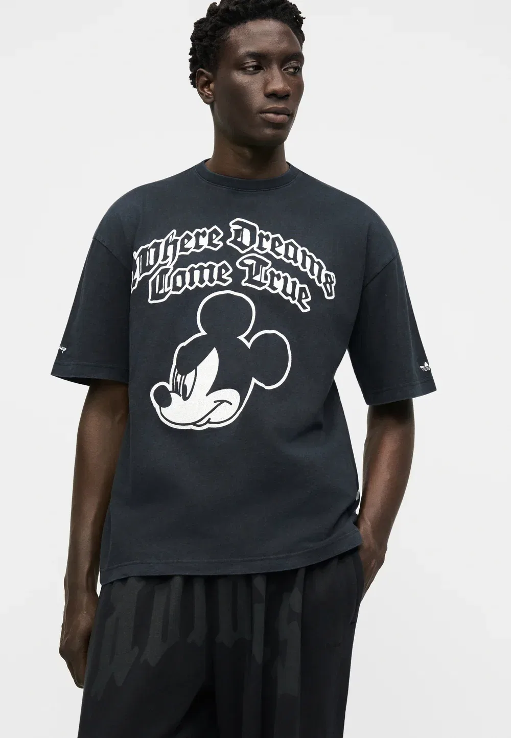 Футболка Disney унисекс - футболка с принтом Adidas Originals, Black — фото 4