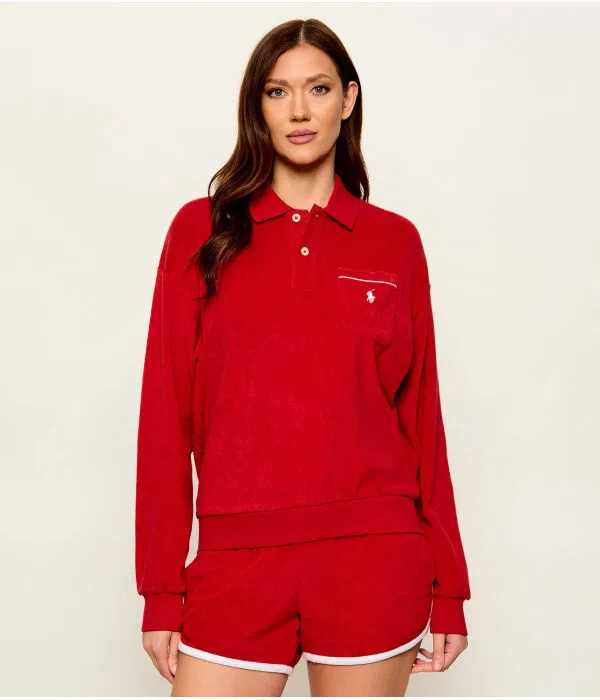 Женское поло Relaxed Fit Polo Ralph Lauren, красный