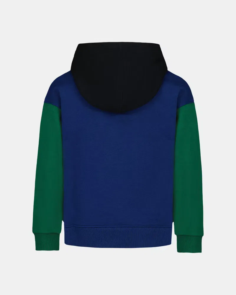 Худи для мальчиков из флиса с капюшоном UA Mascot Colorblock UnderArmour, Campus Ivy/White — фото 3