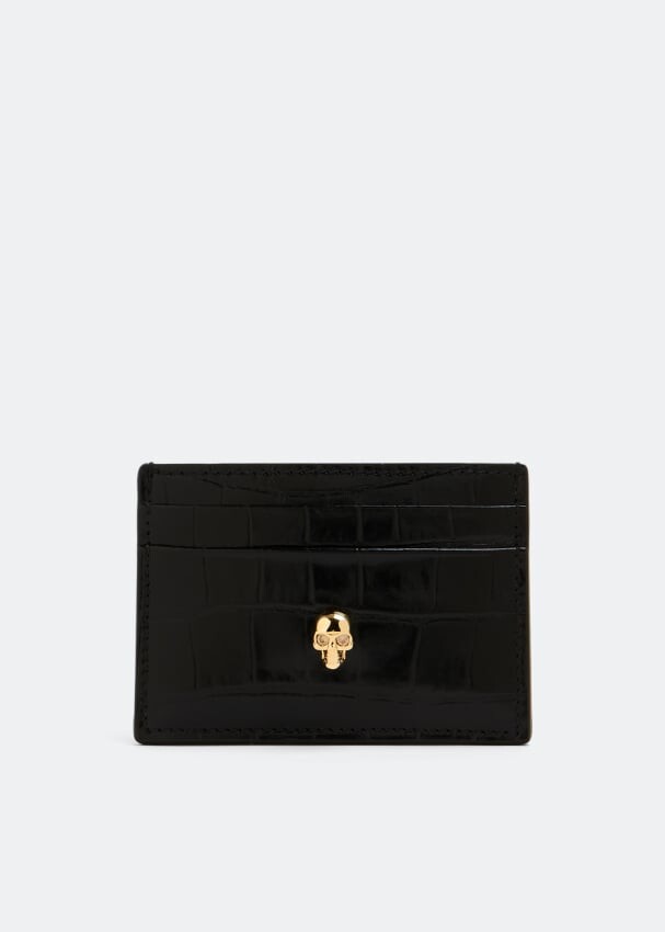 

Картхолдер ALEXANDER MCQUEEN Skull card holder, черный
