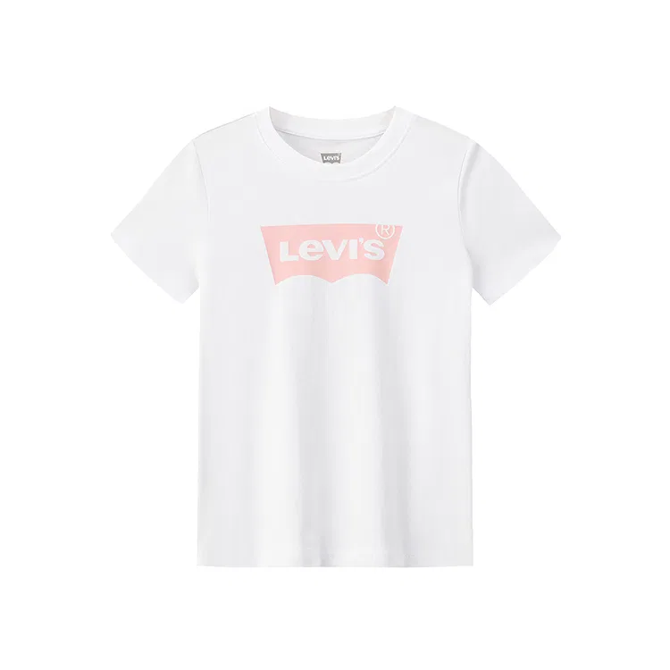 Футболка детская с круглым вырезом, Levis, Bright White