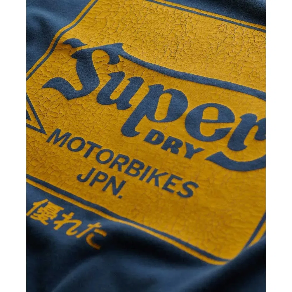 Футболка с логотипом Superdry Auto Logo Relaxed Fit Superdry, синий — фото 2