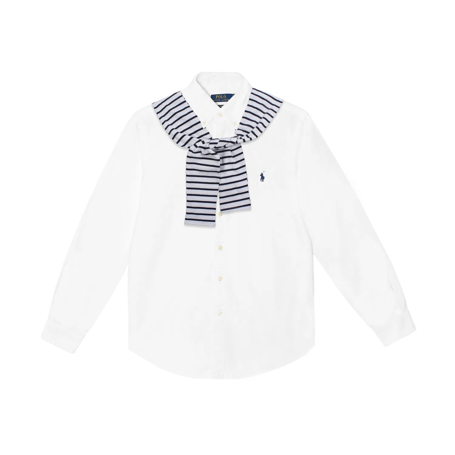 Мужская рубашка с воротником и длинным рукавом Polo Ralph Lauren — фото 3