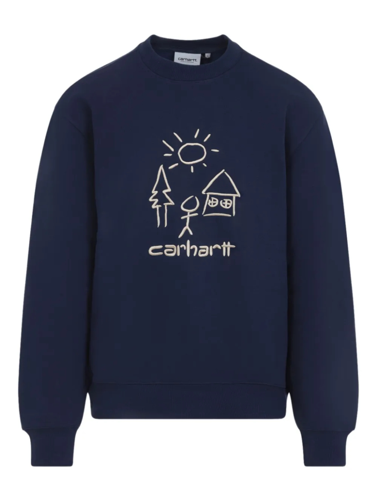 

Вышитая толстовка Carhartt WIP, синий