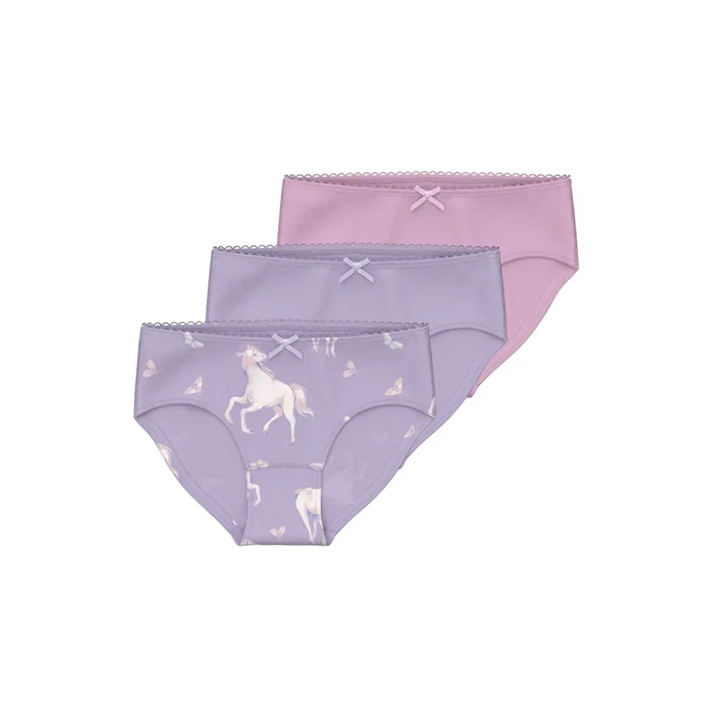 Трусы Name It Horse Mini, 3 штуки, фиолетовый