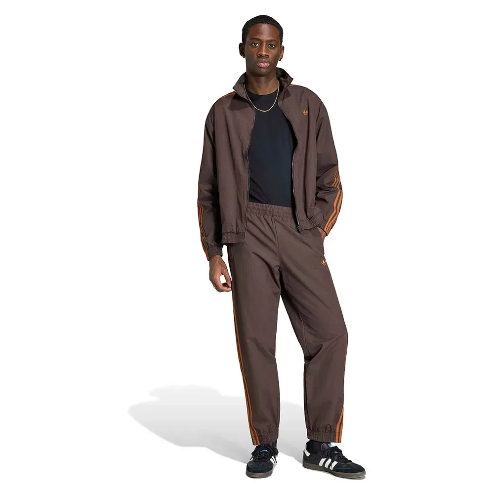 Мужские спортивные штаны с принтом Firebird Woven Track Adidas Originals, Brown — фото 4