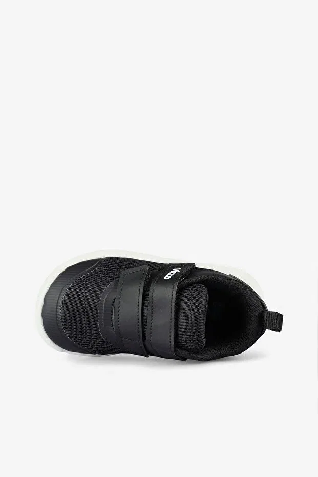 Детские спортивные кроссовки для девочек на липучке Vicco, Black — фото 2