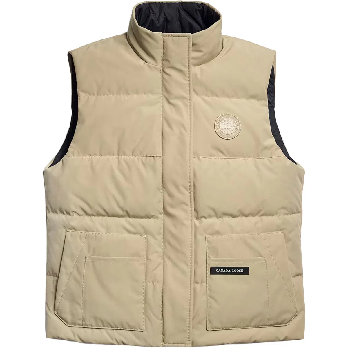 Женский жилет из переработанного полиэстера и органического хлопка Legacy Freestyle Vest Canada Goose, Military Tan