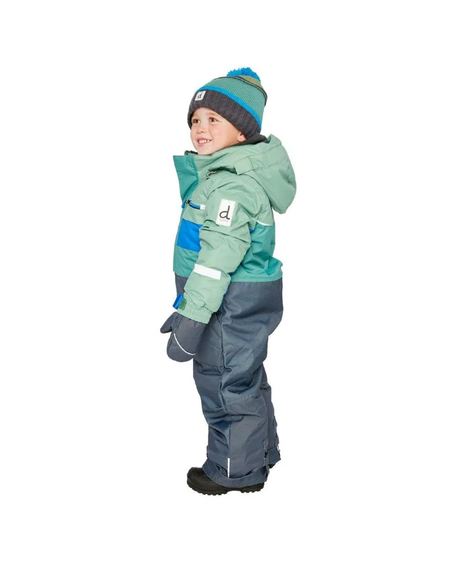 Детский зимний комбинезон One Piece Play Snowsuit Deux par Deux, Sage Green — фото 3