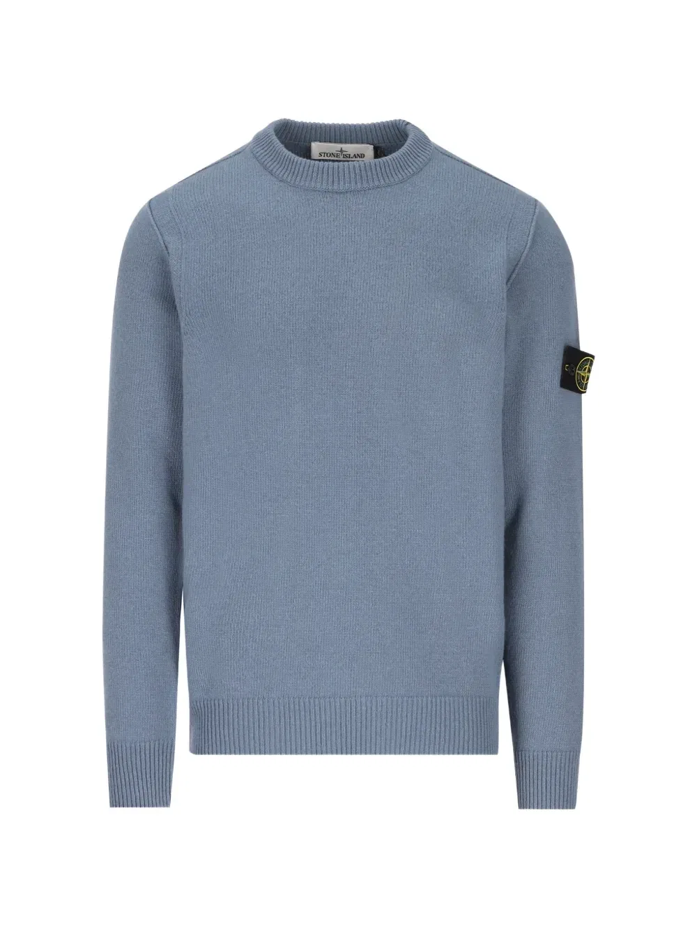Шерстяной свитер из овечьей шерсти Stone Island, синий