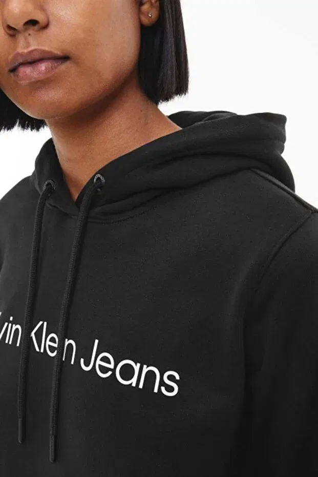 Женские свитшот с принтом Calvin Klein, Black — фото 3