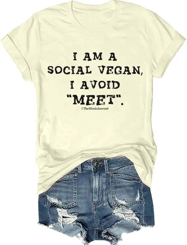 Мужская футболка с полосками Social Vegan, Creamy Yellow
