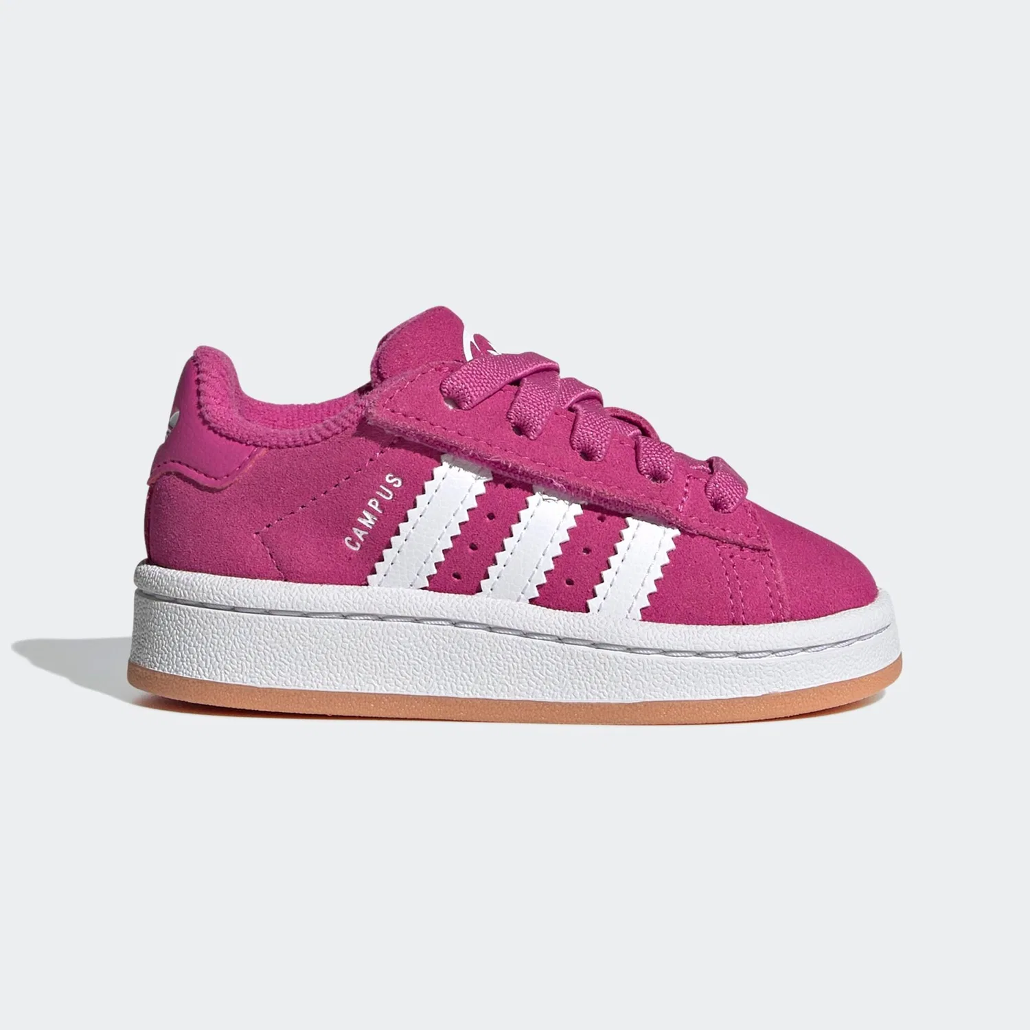 Детские кроссовки с тремя полосками Adidas Originals, Semi Lucid Fuchsia/Cloud White/Gum — фото 2
